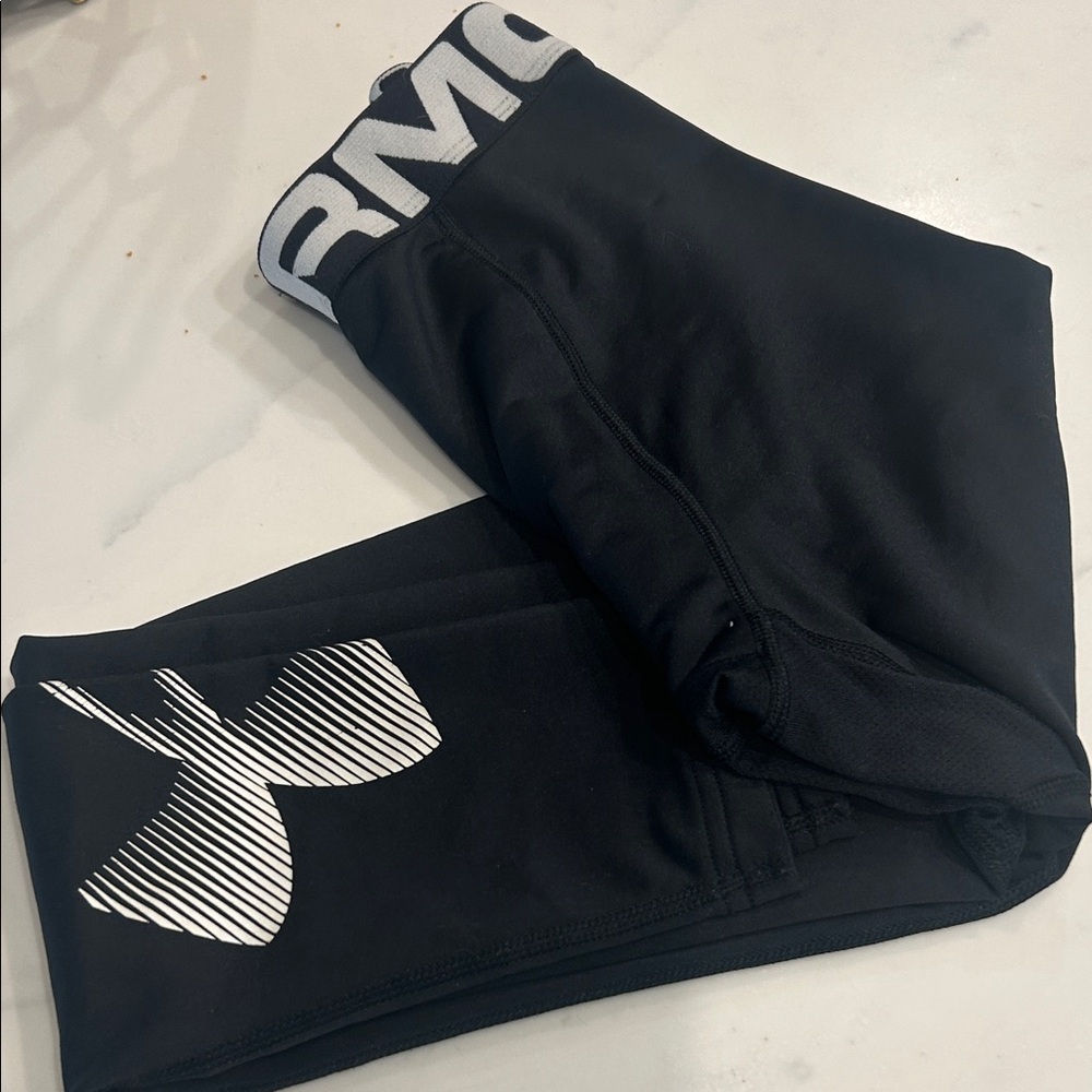 Under Armour Kids Black and White Leggings